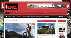 Desktop Screenshot of bikelive.com