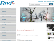 Tablet Screenshot of bikelive.cz